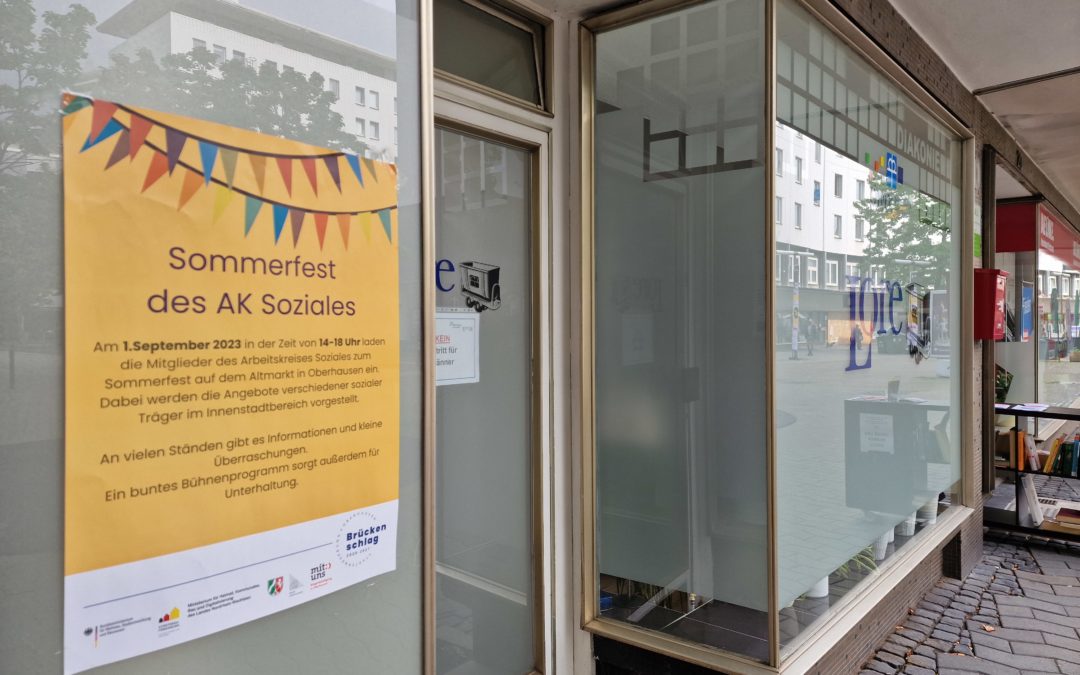 Beratungsstelle bei Sommerfest des AK Soziales am 1. September dabei