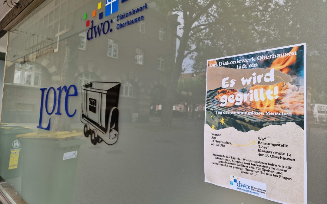 Grillfest am bundesweiten Aktionstag der Wohnungslosen