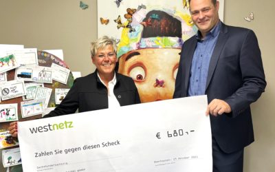Westnetz GmbH spendet 680 Euro ans dwo